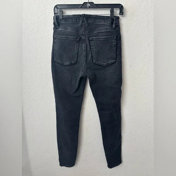 Good American Good Legs Skinny Black/grey Jeans size 4/27 - Picture 6 of 6
